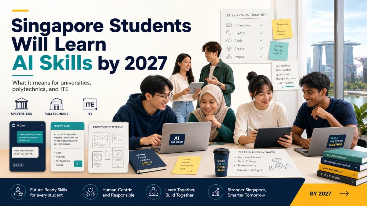 Singapore's Universities, Polytechnics and ITE Will Teach AI Skills by 2027 — Here's What It Really Means