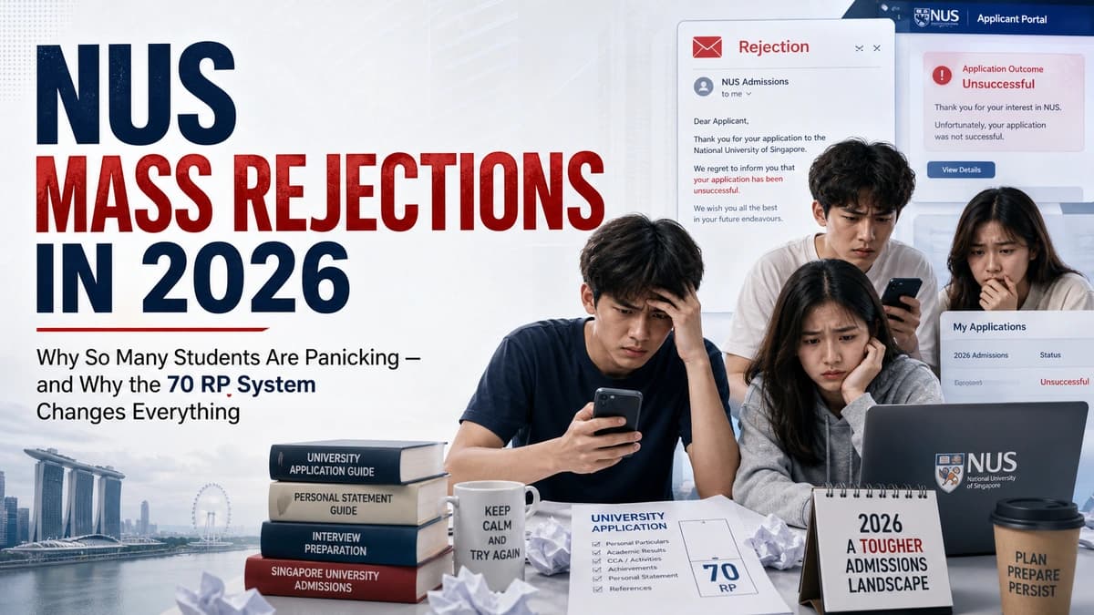 NUS Mass Rejections 2026 — The 70 RP System Explained