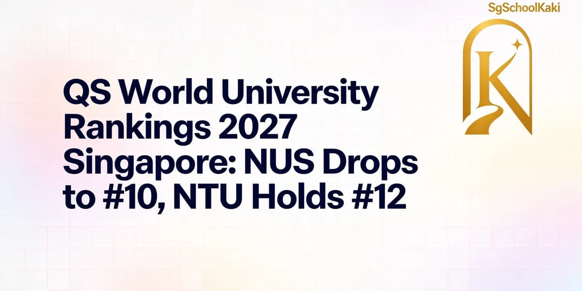 QS World University Rankings 2027 top 10 table — NUS drops to 10th, NTU holds 12th