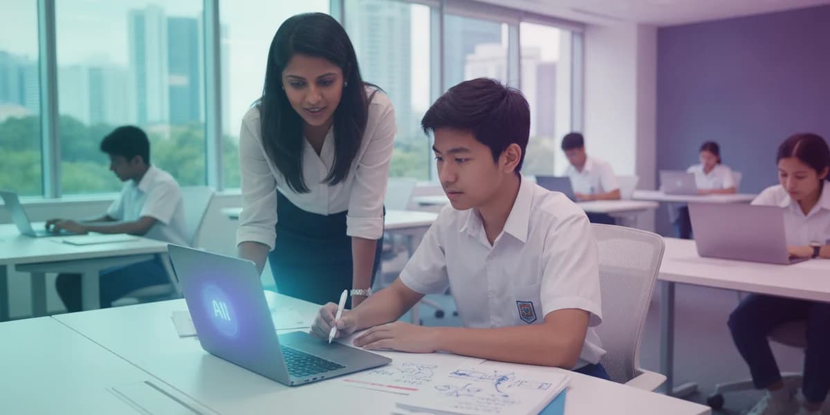 How Singapore schools are preparing students for an AI future — MOE's Four Learns