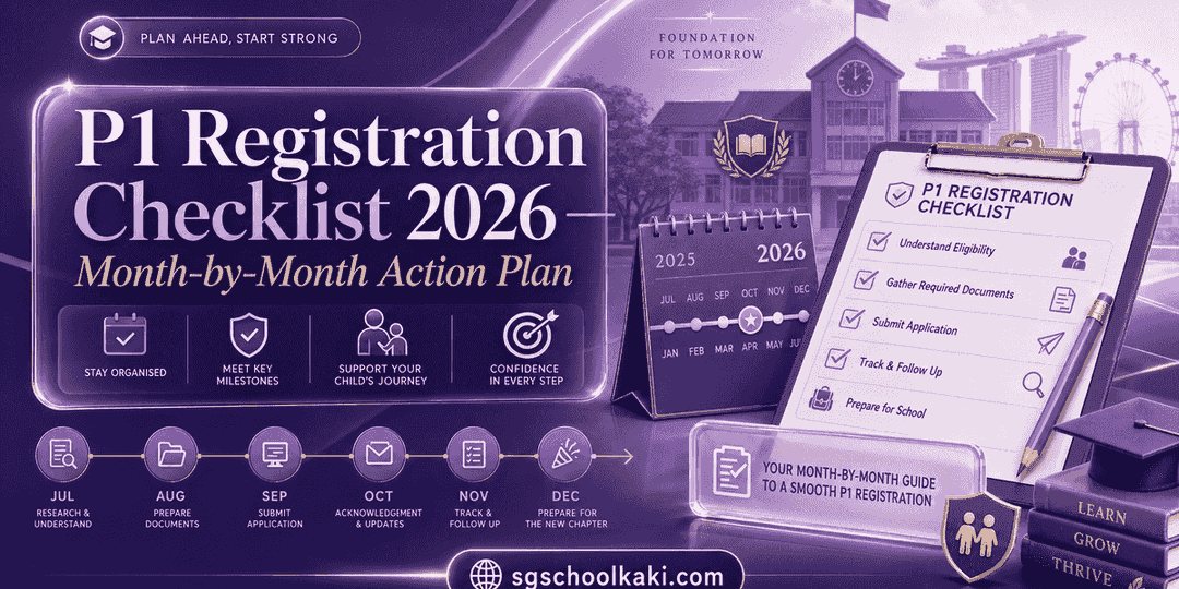 P1 Registration Checklist 2026 — Month-by-Month Action Guide